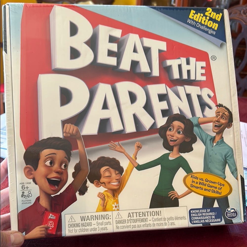 NWT Beat the Parents 2nd Edition Board Game